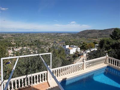 Villa with stunning views over the local countryside